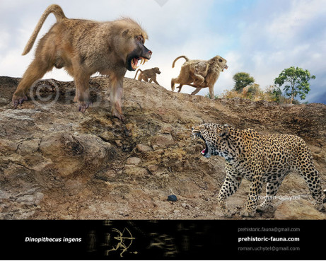 Dinopithecus (Terrible giant baboon)