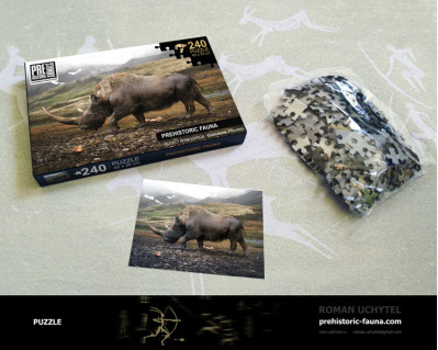 Puzzle Woolly rhinoceros