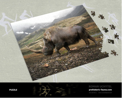 Puzzle Woolly rhinoceros